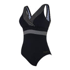 ZOGGS WOMENS SEAFARER SQUARE BACK ONE PIECE SWIMSUIT