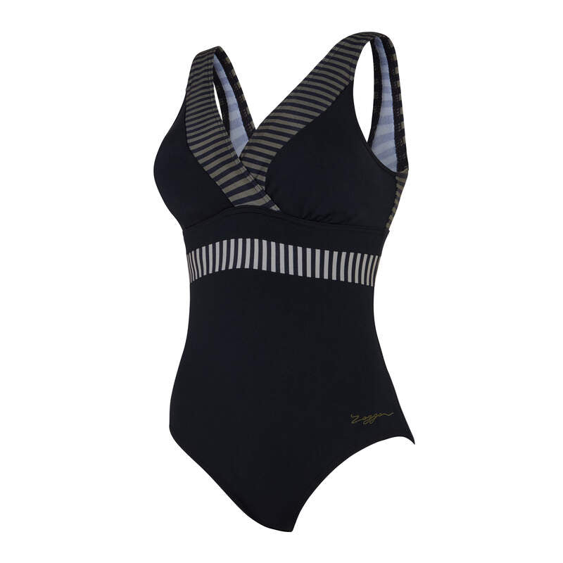 ZOGGS WOMENS SEAFARER SQUARE BACK ONE PIECE SWIMSUIT