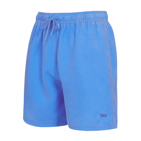 MENS MOSMAN WASHED 15" SHORTS BLUE ZOGGS