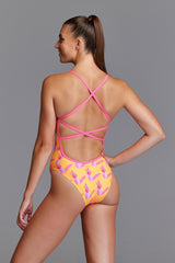 STRAPPED IN ONE PIECE PINEAPPLE PUNCH FUNKITA